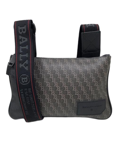 BALLY（バリー）BALLY (バリー) ショルダーバッグ グレー×ブラックの古着・服飾アイテム