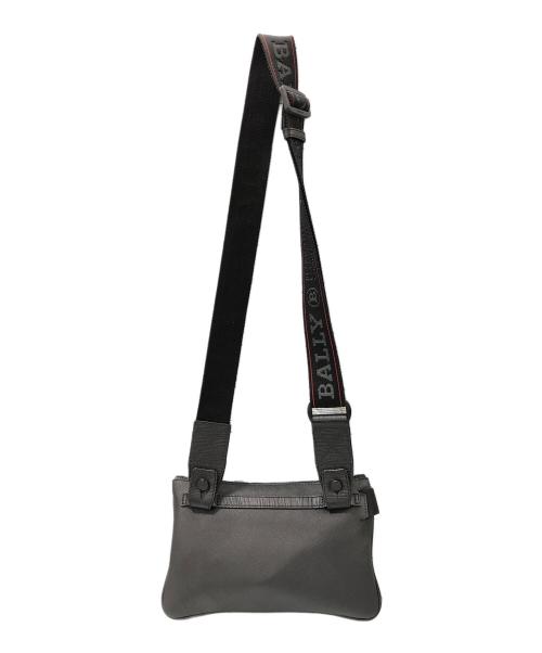 BALLY（バリー）BALLY (バリー) ショルダーバッグ グレー×ブラックの古着・服飾アイテム
