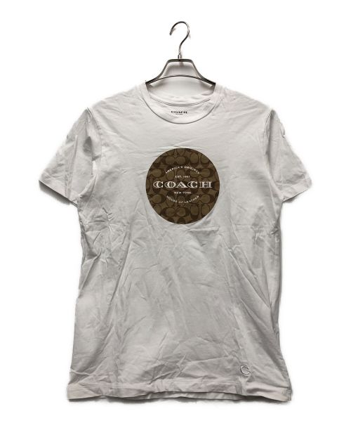 COACH（コーチ）COACH (コーチ) 半袖カットソー ホワイト サイズ:Sの古着・服飾アイテム
