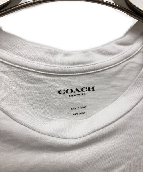 COACH（コーチ）COACH (コーチ) 半袖カットソー ホワイト サイズ:Sの古着・服飾アイテム
