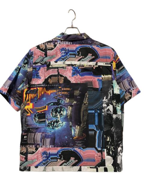 DIESEL（ディーゼル）DIESEL (ディーゼル) オープンカラーシャツ パープル サイズ:Sの古着・服飾アイテム
