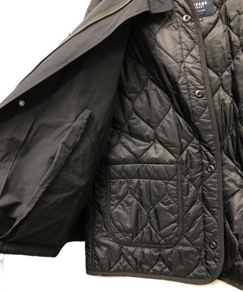 BEAMS HEART（ビームスハート）BEAMS HEART (ビームスハート) ビッグシルエットショート モッズコート ブラック サイズ:Sの古着・服飾アイテム