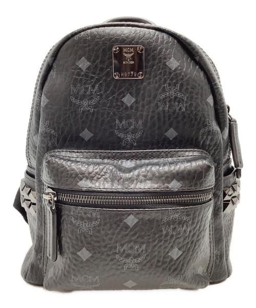 MCM（エムシーエム）MCM (エムシーエム) Stark サイドスタッズ バックパック ブラックの古着・服飾アイテム