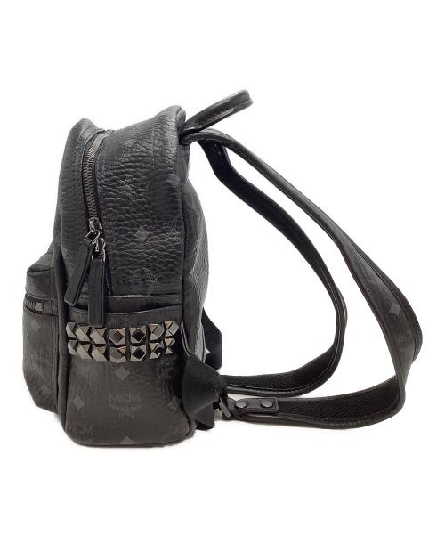 MCM（エムシーエム）MCM (エムシーエム) Stark サイドスタッズ バックパック ブラックの古着・服飾アイテム