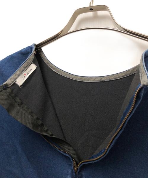 23区 denim（ニジュウサンク デニム）23区 DENIM (ニジュウサンク デニム) デニムワンピース ブルー サイズ:44の古着・服飾アイテム