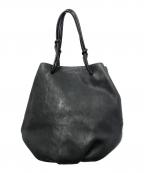 CLASKAクラスカ）の古着「レザーハンドバッグ」｜ブラック