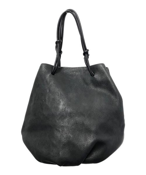 CLASKA（クラスカ）CLASKA (クラスカ) レザーハンドバッグ ブラックの古着・服飾アイテム
