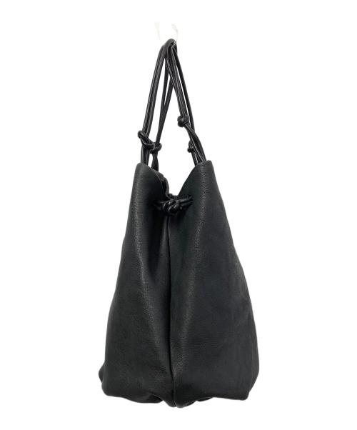 CLASKA（クラスカ）CLASKA (クラスカ) レザーハンドバッグ ブラックの古着・服飾アイテム