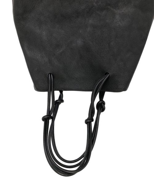 CLASKA（クラスカ）CLASKA (クラスカ) レザーハンドバッグ ブラックの古着・服飾アイテム