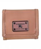 BURBERRY BLUE LABELバーバリーロンドンブルーレーベル）の古着「3つ折り財布」｜オレンジ