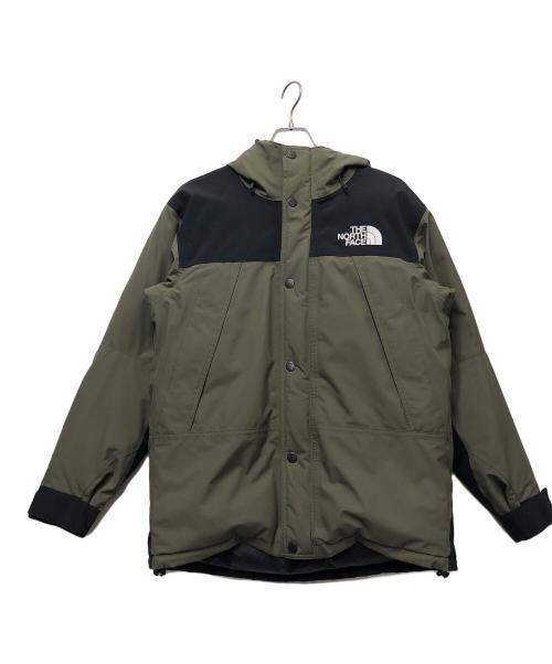 THE NORTH FACE（ザ ノース フェイス）THE NORTH FACE (ザ ノース フェイス) マウンテンダウンジャケット ブラック×カーキ サイズ:Mの古着・服飾アイテム