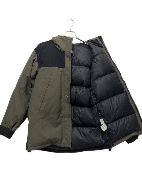 THE NORTH FACE（ザ ノース フェイス）THE NORTH FACE (ザ ノース フェイス) マウンテンダウンジャケット ブラック×カーキ サイズ:Mの古着・服飾アイテム