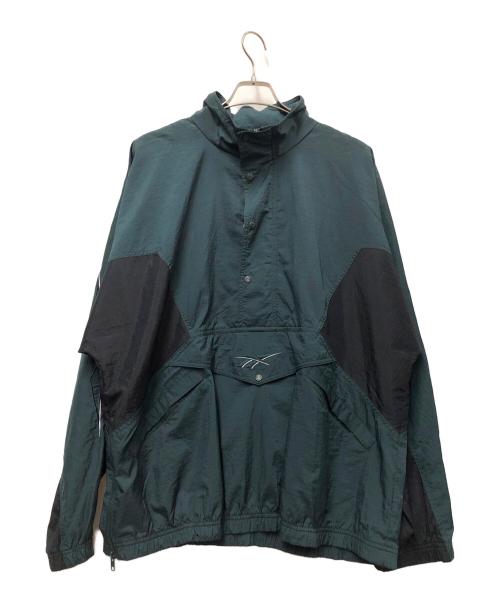 REEBOK（リーボック）REEBOK (リーボック) アノラックパーカー グリーン サイズ:Lの古着・服飾アイテム