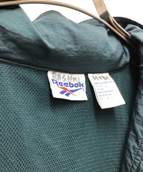 REEBOK（リーボック）REEBOK (リーボック) アノラックパーカー グリーン サイズ:Lの古着・服飾アイテム