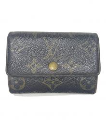 LOUIS VUITTON（ルイ ヴィトン）の古着「ポルトモネ プラ コインケース」｜ブラウン