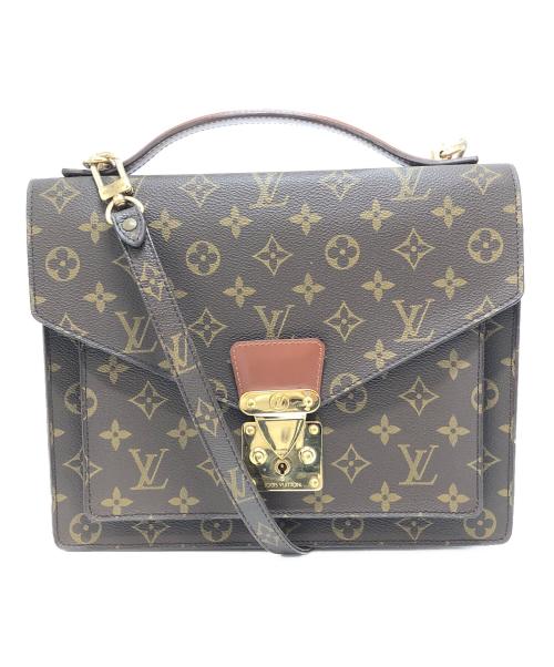 LOUIS VUITTON（ルイ ヴィトン）LOUIS VUITTON (ルイ ヴィトン) モノグラムモンソーバッグ ブラウンの古着・服飾アイテム