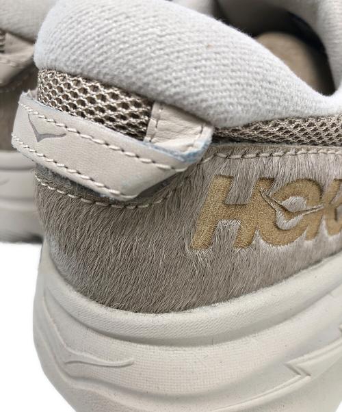 HOKAONEONE（ホカオネオネ）HOKAONEONE (ホカオネオネ) Engineered Garments (エンジニアド ガーメンツ) EG BONDI L ベージュ サイズ:27．5の古着・服飾アイテム