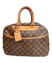 LOUIS VUITTON（ルイ ヴィトン）の古着「モノグラムドーヴィルボーリングヴァニティハンドバッグ」｜ブラウン
