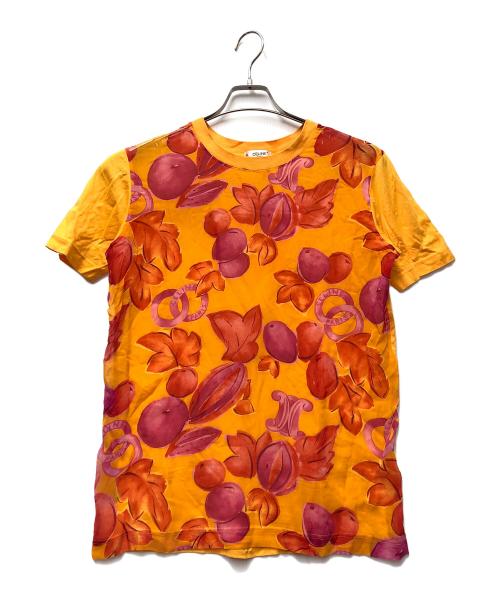 CELINE（セリーヌ）CELINE (セリーヌ) 半袖カットソー オレンジ サイズ:XSの古着・服飾アイテム