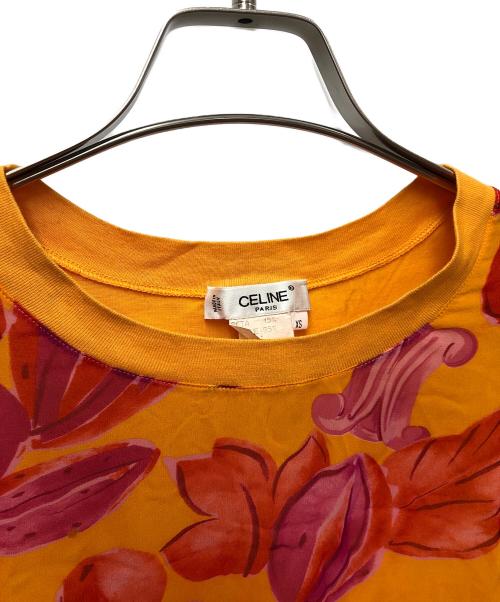 CELINE（セリーヌ）CELINE (セリーヌ) 半袖カットソー オレンジ サイズ:XSの古着・服飾アイテム