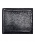 PRADAプラダ）の古着「2つ折り財布」｜ブラック