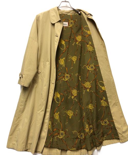 HERNO（ヘルノ）HERNO (ヘルノ) シルク混コート ベージュ サイズ:不明の古着・服飾アイテム