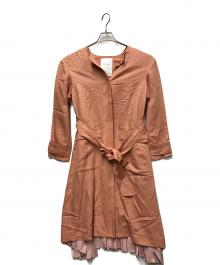 ELENDEEK（エレンディーク）の古着「切替コート」｜ピンク