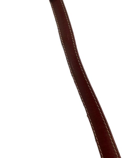 Cartier（カルティエ）Cartier (カルティエ) マストラインショルダーバッグ ボルドーの古着・服飾アイテム