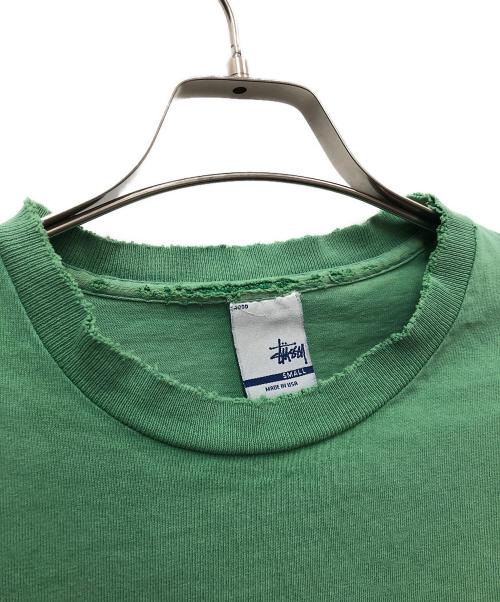 stussy（ステューシー）stussy (ステューシー) 半袖カットソー グリーン サイズ:Sの古着・服飾アイテム