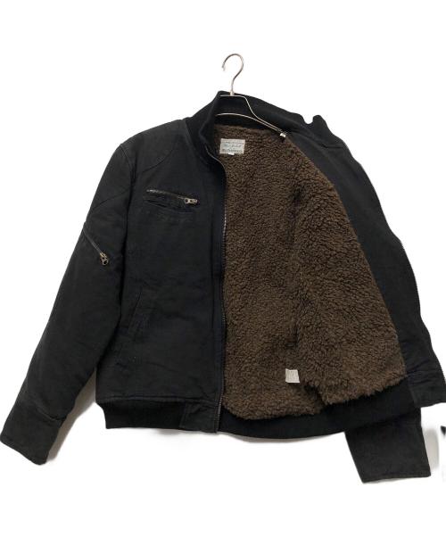 HOUSTON（ヒューストン）HOUSTON (ヒューストン) フィールドジャケット ブラック サイズ:Lの古着・服飾アイテム