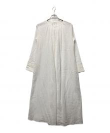 Plage（プラージュ）の古着「Sheer gather ワンピース」｜ホワイト