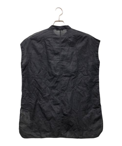 IENA（イエナ）IENA (イエナ) ヘンプノースリーブシャツ ブラック サイズ:FREEの古着・服飾アイテム