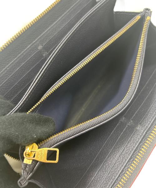 LOUIS VUITTON（ルイ ヴィトン）LOUIS VUITTON (ルイ ヴィトン) ジッピー・ウォレット マリーヌルージュ ネイビーの古着・服飾アイテム