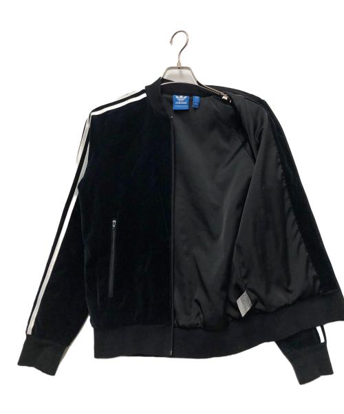 adidas（アディダス）adidas (アディダス) ベロアスーパースタージャージ ブラック サイズ:Sの古着・服飾アイテム