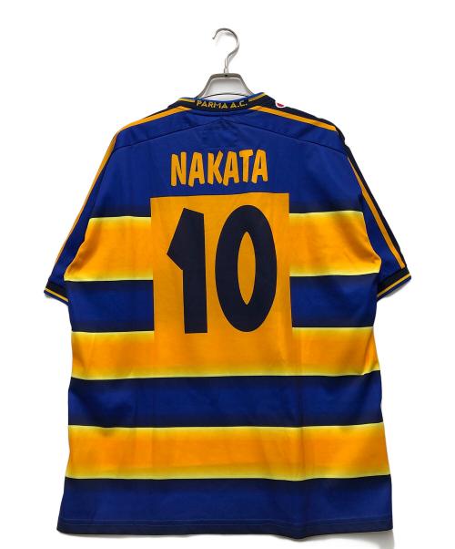 Champion（チャンピオン）Champion (チャンピオン) ゲームシャツ イエロー×ネイビー サイズ:XLの古着・服飾アイテム