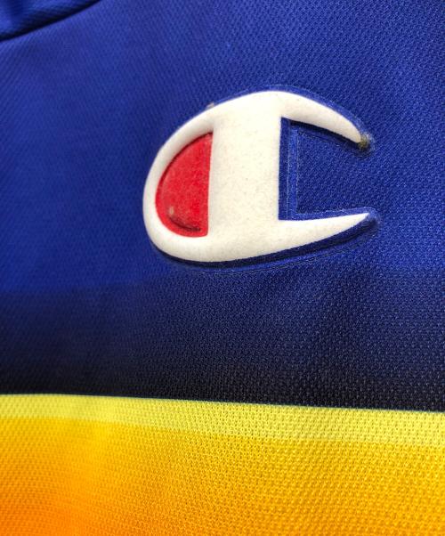 Champion（チャンピオン）Champion (チャンピオン) ゲームシャツ イエロー×ネイビー サイズ:XLの古着・服飾アイテム