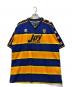 Champion（チャンピオン）の古着「ゲームシャツ」｜イエロー×ネイビー