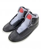 NIKEナイキ）の古着「Air Jordan 2 Retro Black Cement　エアジョーダン2ブラックセメント」｜ブラック×グレー