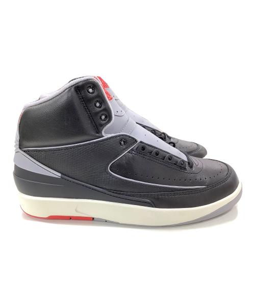 NIKE（ナイキ）NIKE (ナイキ) Air Jordan 2 Retro Black Cement　エアジョーダン2ブラックセメント ブラック×グレー サイズ:28cmの古着・服飾アイテム