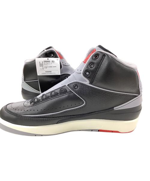 NIKE（ナイキ）NIKE (ナイキ) Air Jordan 2 Retro Black Cement　エアジョーダン2ブラックセメント ブラック×グレー サイズ:28cmの古着・服飾アイテム