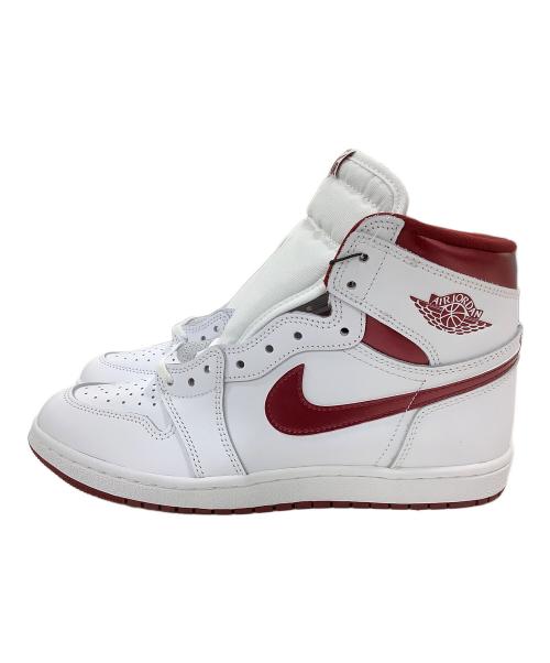 NIKE（ナイキ）NIKE (ナイキ) Air Jordan 1 High 85 Metallic Burgundy　エアジョーダン1 ハイ 85 メタリックバーガンディ レッド×ホワイト サイズ:28の古着・服飾アイテム