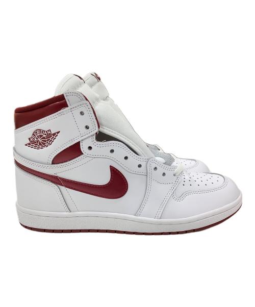 NIKE（ナイキ）NIKE (ナイキ) Air Jordan 1 High 85 Metallic Burgundy　エアジョーダン1 ハイ 85 メタリックバーガンディ レッド×ホワイト サイズ:28の古着・服飾アイテム