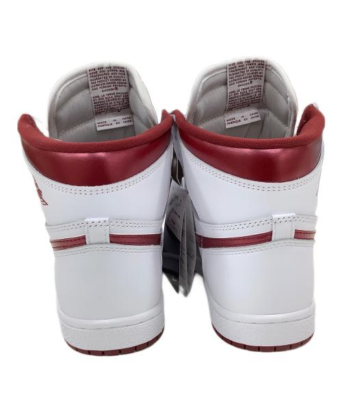 NIKE（ナイキ）NIKE (ナイキ) Air Jordan 1 High 85 Metallic Burgundy　エアジョーダン1 ハイ 85 メタリックバーガンディ レッド×ホワイト サイズ:28の古着・服飾アイテム