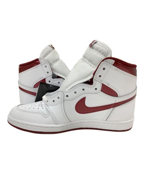 NIKE（ナイキ）NIKE (ナイキ) Air Jordan 1 High 85 Metallic Burgundy　エアジョーダン1 ハイ 85 メタリックバーガンディ レッド×ホワイト サイズ:28の古着・服飾アイテム