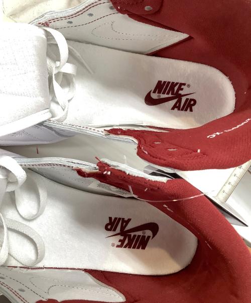 NIKE（ナイキ）NIKE (ナイキ) Air Jordan 1 High 85 Metallic Burgundy　エアジョーダン1 ハイ 85 メタリックバーガンディ レッド×ホワイト サイズ:28の古着・服飾アイテム