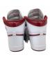 中古・古着 NIKE (ナイキ) Air Jordan 1 High 85 Metallic Burgundy　エアジョーダン1 ハイ 85 メタリックバーガンディ レッド×ホワイト サイズ:28：14000円