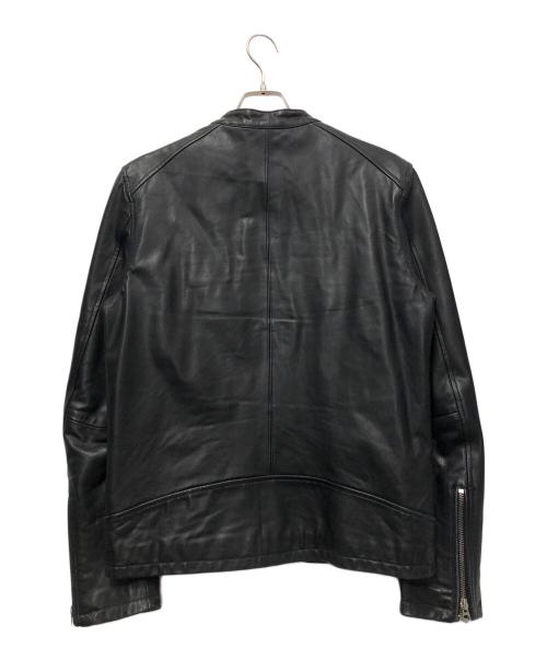 HARE（ハレ）HARE (ハレ) ラムレザーシングルライダースジャケット ブラック サイズ:Lの古着・服飾アイテム