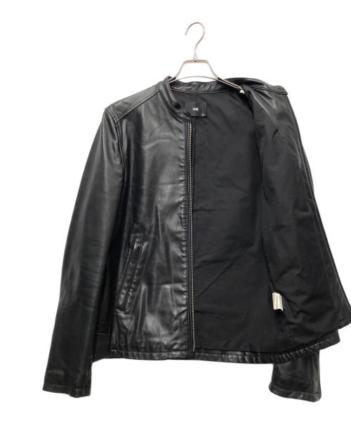 HARE（ハレ）HARE (ハレ) ラムレザーシングルライダースジャケット ブラック サイズ:Lの古着・服飾アイテム