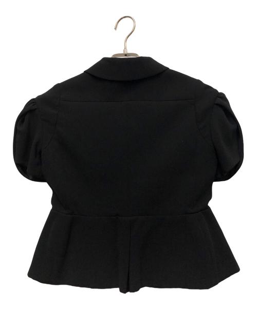 MIU MIU（ミュウミュウ）MIU MIU (ミュウミュウ) 半袖ジャケット ブラック サイズ:36の古着・服飾アイテム