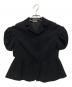 MIU MIU（ミュウミュウ）の古着「半袖ジャケット」｜ブラック